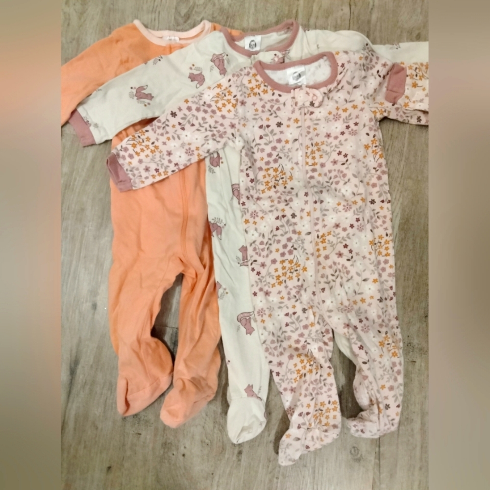 3-Pack Baby Girls Sleep 'N Plays